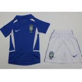 Brasil 2a Equipación 2002 - NIÑOS